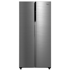 Midea MDRS619FGF46 83.5cm Total No Frost American Style Fridge Freezer in Stainless Steel