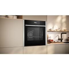 Neff B54CR71N0B N70 Built in Single Electric Oven with Pyrolytic & Hydrolytic Cleaning