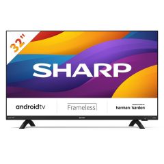 Sharp 1T-C32DI2KL2AB 32" HD Ready Frameless LED Android Television